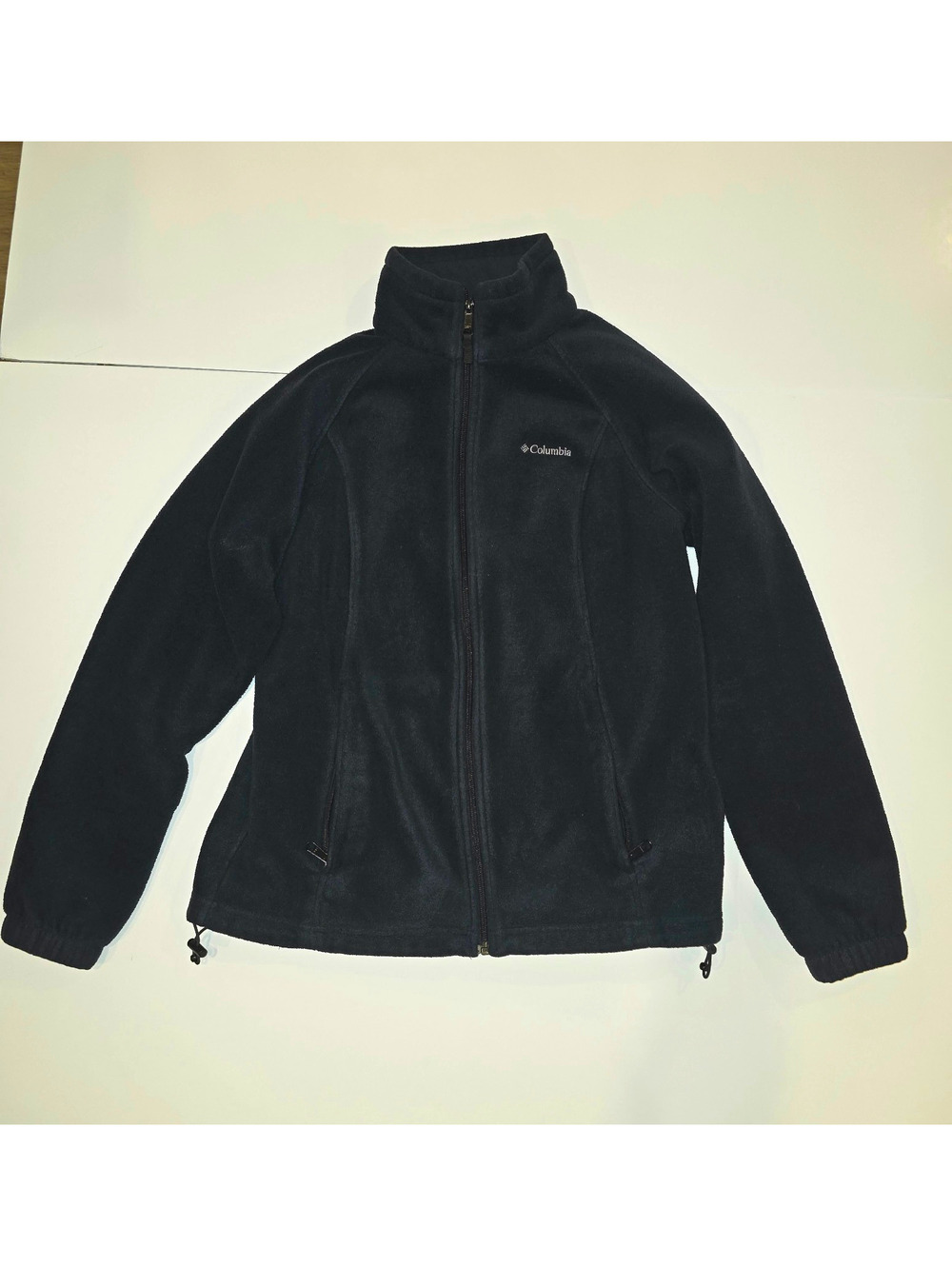 Columbia Men's Fleece Full Zip Fleece Jacket Size Large Black